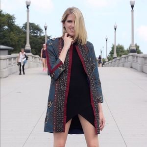 Adine Navy Blue Coat